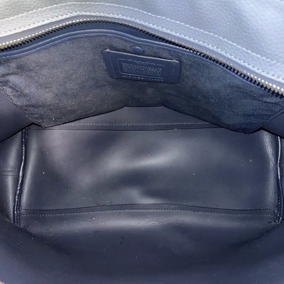 Coach Central Tote in Blue - Picture 8 of 10